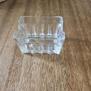 Glass Sugar Packet Holder Vintage